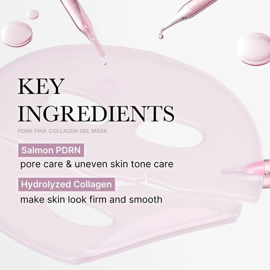 Salmon DNA PDRN Pink Collagen Jelly Gel Mask - skinfleur