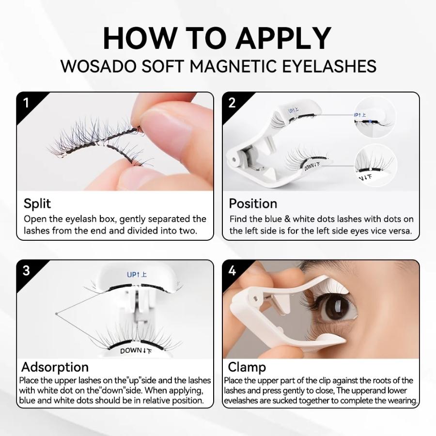 Soft Magnetic Eyelashes - skinfleur