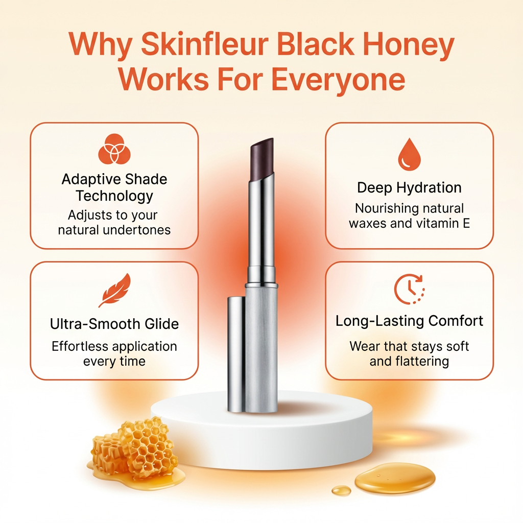 Black Honey Color-Adapting Lipstick Skinfleur™
