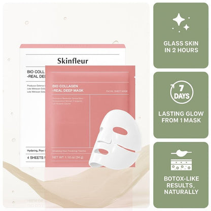 Luxury Collagen Glow Up Mask 2.0 (Spa - Level Results) - skinfleur