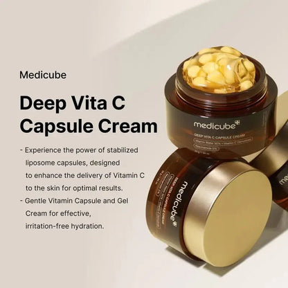 Medicube Deep Vita C Capsule Cream - skinfleur