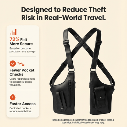 Premium Leather Shoulder Bag - skinfleur