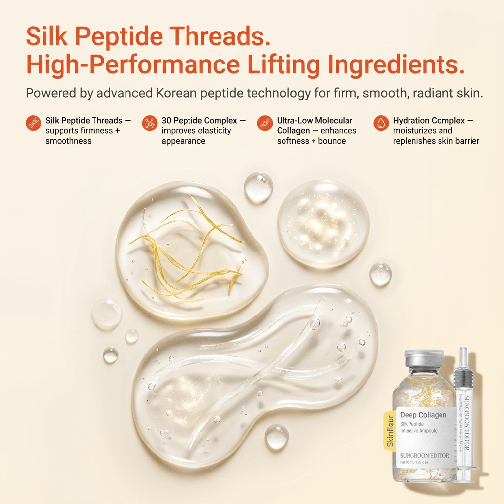 Skinfleur™ Silk Peptide Intensive Lifting Ampoule - skinfleur