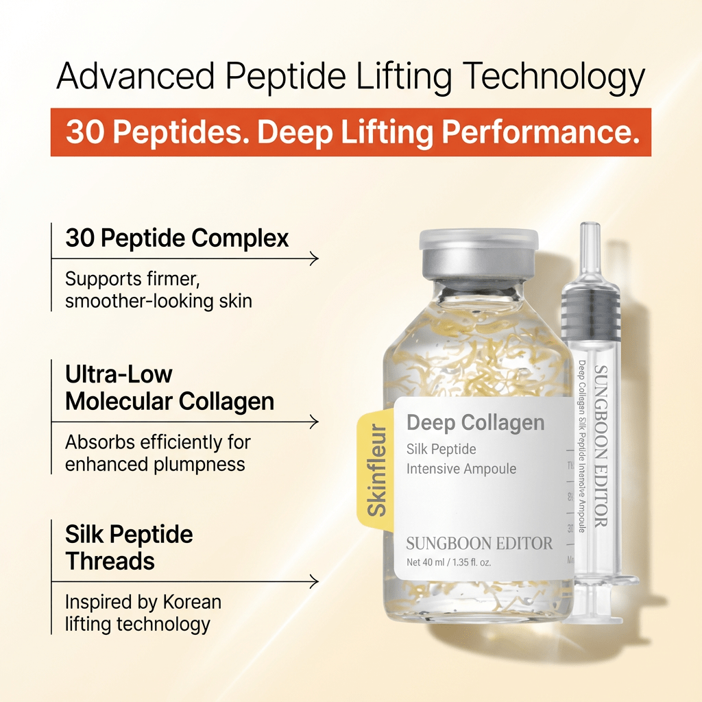 Skinfleur™ Silk Peptide Intensive Lifting Ampoule - skinfleur