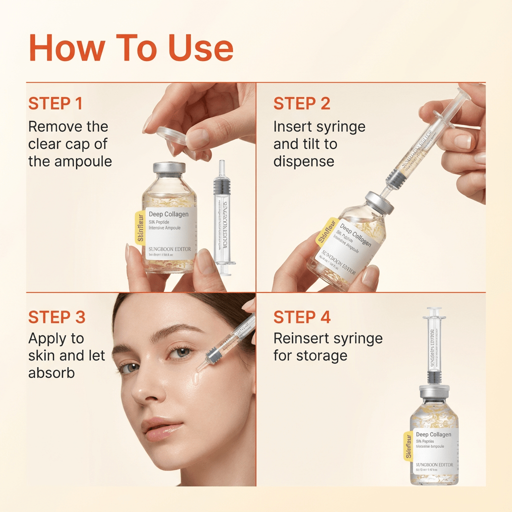 Skinfleur™ Silk Peptide Intensive Lifting Ampoule - skinfleur