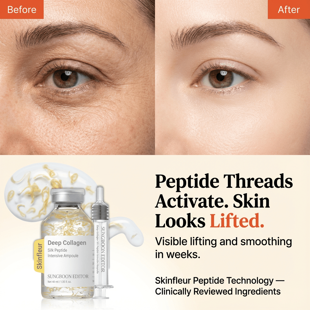 Skinfleur™ Silk Peptide Intensive Lifting Ampoule - skinfleur